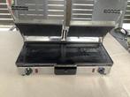 Milan Toast CONTACTGRILL GIETIJZER - DUBBEL| Glad+geribbeld, Elektronische apparatuur, Contactgrills, Ophalen, Gebruikt