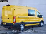 Ford Transit 130pk Dubbel Cabine 2x Schuifdeur L3H2 Trekhaak, Auto's, Stof, Euro 6, 7 zetels, 130 pk
