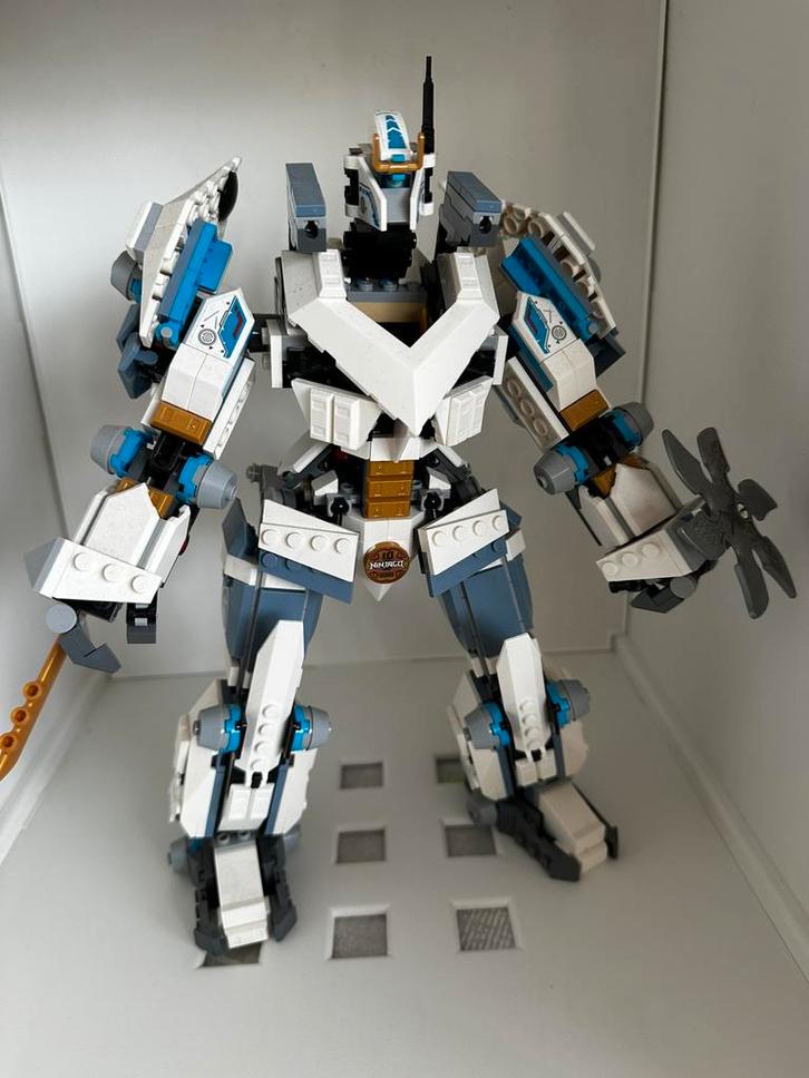 LEGO Ninjago 71738 – Zane’s Titan Mech Battle, Kinderen en Baby's, Speelgoed | Bouwstenen, Zo goed als nieuw, Ophalen of Verzenden