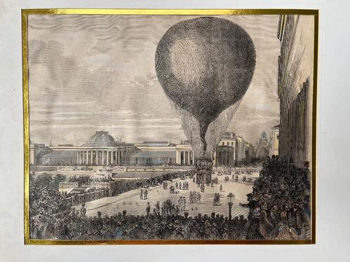 1856. Oude botanische tuin. Leopold I, Verzamelen, Koningshuis en Royalty, Gebruikt, Kaart, Foto of Prent, Ophalen of Verzenden