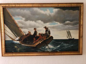 Kunst Reproductie Winslow Horner "Breezing Up (A Fair Wind)" beschikbaar voor biedingen