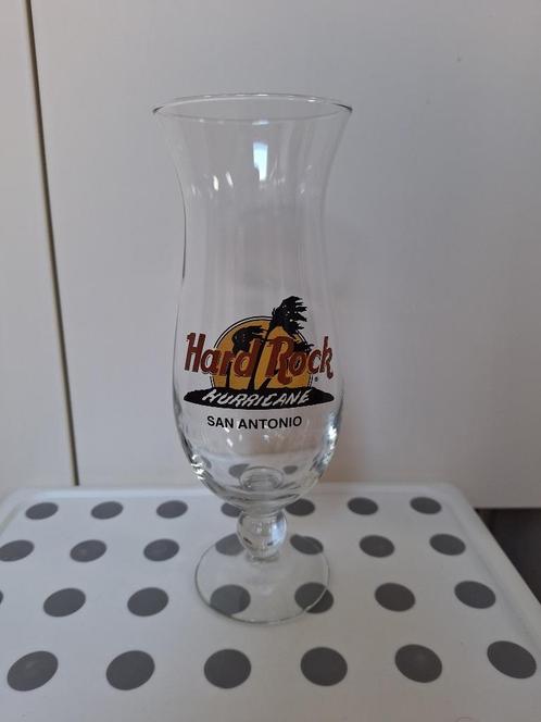 Hardrockcafé Hurricane Glass uit San Antonio, Verzamelen, Glas en Drinkglazen, Zo goed als nieuw, Overige typen, Ophalen