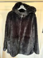 Zwarte pelsen winterjas, Verzenden, Zwart, Nieuw, Maat 36 (S)