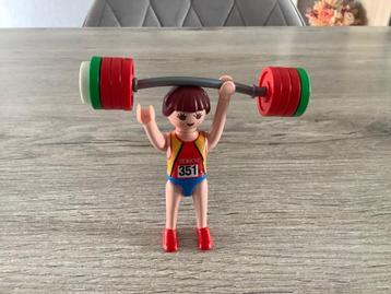 Playmobil gewichtheffer character beschikbaar voor biedingen