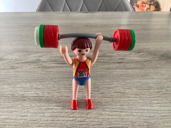 Personnage d'haltérophile Playmobil, Enfants & Bébés, Jouets | Playmobil, Comme neuf, Ensemble complet, Enlèvement ou Envoi