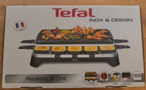 Appareil à raclette Tefal - 10 per NEUF - Ambiance RE458812, Elektronische apparatuur, Gourmetstellen, Nieuw, 8 personen of meer