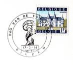België : 17-3-68 : Geïllustreerde stempel #@ BILZEN @#, Met envelop, Frankeerzegel, Ophalen of Verzenden, Gestempeld