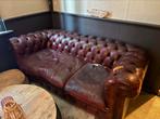 Zetel Chesterfield, Huis en Inrichting, Ophalen, Gebruikt, 150 tot 200 cm, Tweepersoons