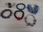 6 fantasie armbandjes, Handtassen en Accessoires, Armbanden, Ophalen of Verzenden, Zo goed als nieuw