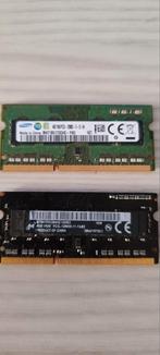 2 X 4 Gb DDR3 SODIMM 12800, Computers en Software, RAM geheugen, Ophalen of Verzenden, Zo goed als nieuw, DDR3, 4 GB