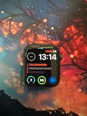 Apple Watch série 7 45mm inox & céramique, sapphire crystal beschikbaar voor biedingen