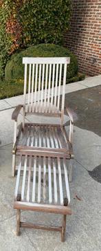 Teaken ligstoel, Ophalen, Zo goed als nieuw