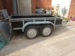 aanhangwagen geremde dubbelasser, Auto diversen, Aanhangers en Bagagewagens, Ophalen, Gebruikt