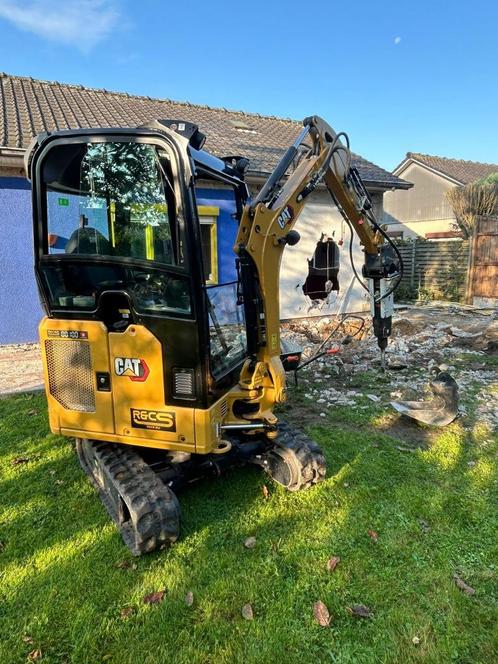 Minigraver 2ton te huur, Zakelijke goederen, Machines en Bouw | Kranen en Graafmachines, Ophalen