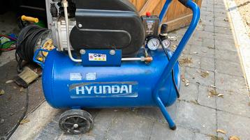 Hyundai lucht compressor 50 liter tank beschikbaar voor biedingen