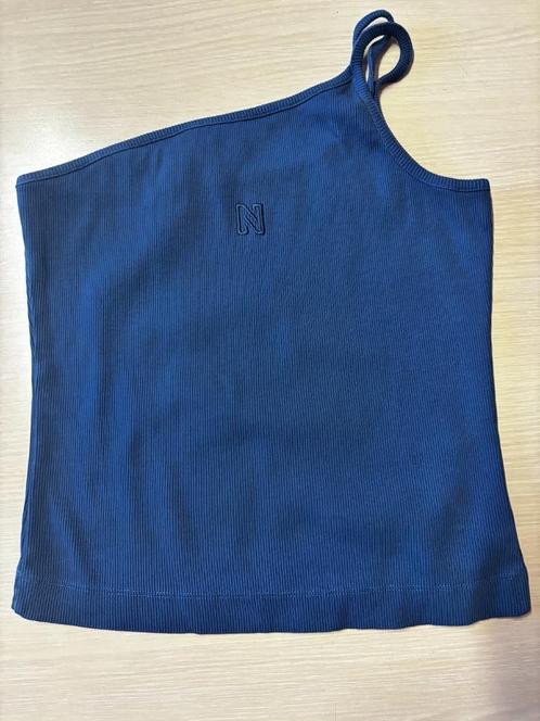 Nikkie blauwkleurig topje 1 x gedragen als nieuw Maat 42, Kleding | Dames, Topjes, Zo goed als nieuw, Maat 42/44 (L), Blauw, Zonder mouw