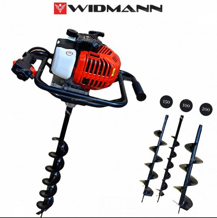 Diverse nieuwe benzine grondboor met 3 boren, Tuin en Terras, Bewateringscomputers, Zo goed als nieuw, Ophalen of Verzenden