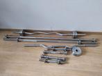 Halsters, lange stangen, verschillende schijven, Ophalen, Gebruikt, Dumbbell