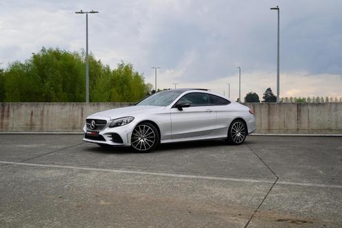 Prachtige Mercedes C 180 Coupé AMG-Line, Auto's, Mercedes-Benz, Bedrijf, Te koop, C-Klasse, 360° camera, Achteruitrijcamera, Android Auto