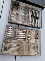 Koffer met zilver bestek SILBER 100 - 81 stuks, Antiek en Kunst, Ophalen