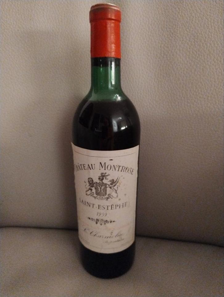 A vendre 1 bouteille de Chateau Montrose, AC Saint-Estèphe 1, Collections, Vins, Enlèvement ou Envoi