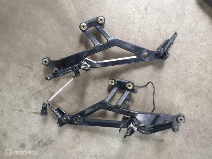 Voetsteun voetsteps brackets pendalen Monster 600 620 900 S4, Motoren, Onderdelen | Ducati, Gebruikt, Ophalen of Verzenden
