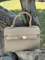 Mini handtasje linnen met riem - NIEUW, Handtassen en Accessoires, Tassen | Damestassen, Ophalen of Verzenden