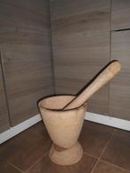 Grote houten vijzel - Afrikaans, Ophalen of Verzenden