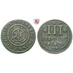 Osnabrück, Stadt, 3 Pfennig 1752, Postzegels en Munten, Munten | Europa | Niet-Euromunten, Duitsland, Ophalen of Verzenden, Losse munt