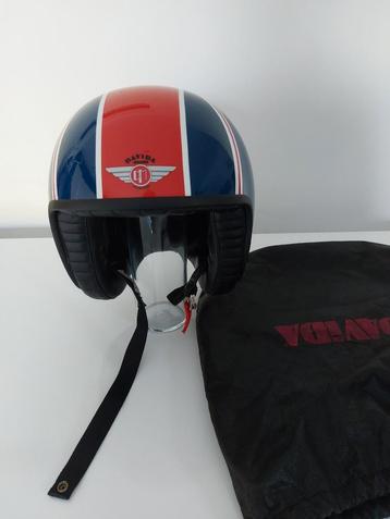 Casque moto davida union jack 