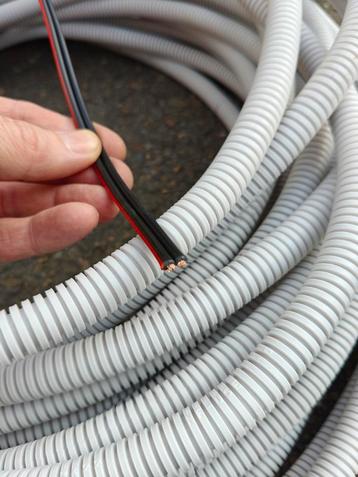 Luidsprekerkabel 2 x 2,5mm2 in preflex - 35m beschikbaar voor biedingen