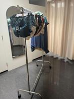 Kledingrek op wielen - Winkelinrichting, Kleding | Dames, Kledingrekken, Ophalen, Met wielen, Gebruikt