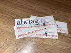 Abelag Aviation 5 grote stickers, Collections, Aviation, Enlèvement ou Envoi, Neuf