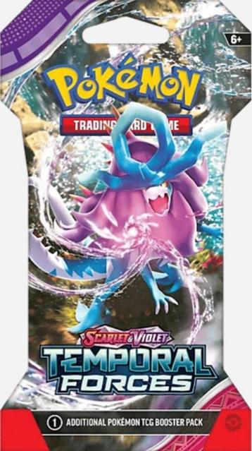Pokémon Temporal Forces: Sleeved Booster - Slechts €5,95! beschikbaar voor biedingen