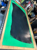 Zwarte tuigleer 3-3,5 mm dikte half soepel groot lap, Hobby en Vrije tijd, Ophalen of Verzenden, Zo goed als nieuw