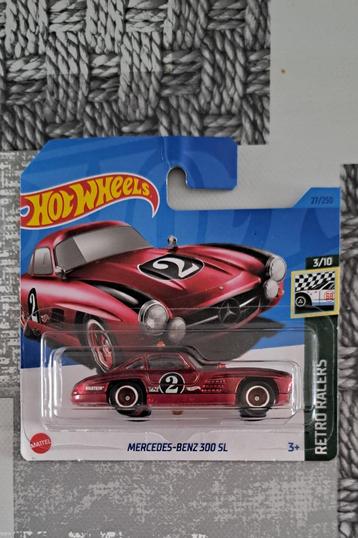 Mercedes 300 SL super treasure hunt STH hot wheels, Ophalen of Verzenden, Nieuw, Auto