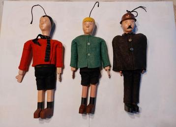 3 Hergé-poppen  beschikbaar voor biedingen