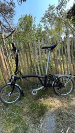 Brompton M6R Black Dynamo Hub met 6 versnellingen, factuur v, Fietsen en Brommers, Fietsen | Vouwfietsen, Nieuw, Versnellingen