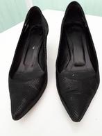 chaussures noires en cuir véritable très élégantes taille 37, Enlèvement ou Envoi