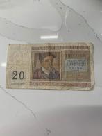 Billet de 20 francs 03-04-1956, Enlèvement ou Envoi, Billets en vrac