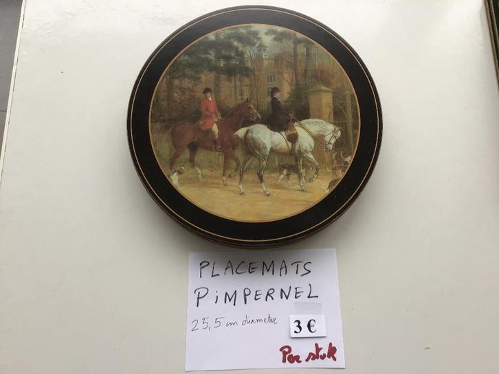 différents sous-verres Pimpernel, Maison & Meubles, Accessoires pour la Maison | Sous-verres & Sous-plats, Comme neuf, Enlèvement ou Envoi