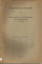 Handelingen der maatschappij geschiedenis... Gent - deel 4, Ophalen of Verzenden, 20e eeuw of later, Gelezen
