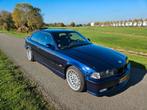 BMW E36 328i coupe 1995 M pakket zwart leer sport, Achterwielaandrijving, Zwart, Blauw, Parkeersensor