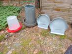 Eet en drinkbak voor kippen en gevogelte, Dieren en Toebehoren, Ophalen, Gebruikt