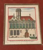 Gravure Sanderus Hotel de Watervliet Brugge (1641), Ophalen of Verzenden