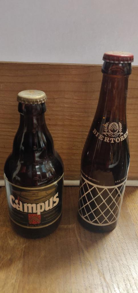 Twee volle Bierflessen van Brouwerij Biertoren, Verzamelen, Biermerken, Zo goed als nieuw, Flesje(s), Overige merken, Ophalen
