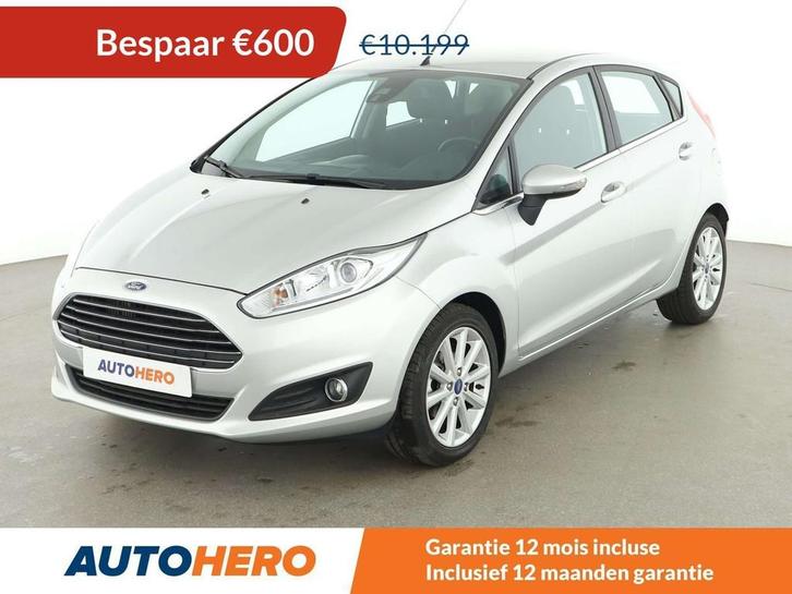 Ford Fiesta 1.0 EcoBoost Titanium (bj 2016), Auto's, Ford, Te koop, Fiësta, ABS, Airbags, Airconditioning, Bluetooth, Boordcomputer