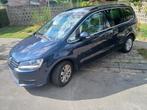 VOLKSWAGEN SHARAN 2.0 TDI 2014 180000KM ZOMEENEMEN 7PL, Auto's, Voorwielaandrijving, Euro 5, Stof, Blauw