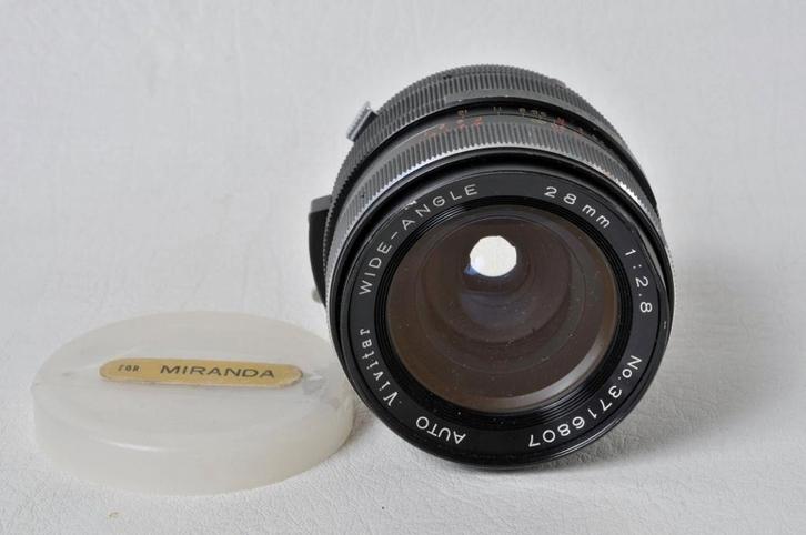 Objectif Vivitar 28 mm 2,8 pour Miranda, TV, Hi-fi & Vidéo, Appareils photo analogiques, Utilisé, Reflex miroir, Enlèvement ou Envoi