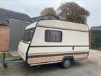 Caravan Dethleffs TMT 750kg met sani ruimte!!, Caravans en Kamperen, Caravans, Particulier, Reservewiel, Dethleffs